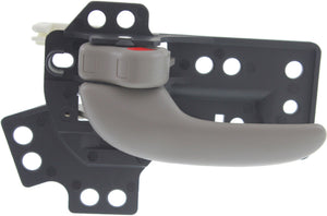 NEON 00-05 FRONT INTERIOR DOOR HANDLE LH, Gray (Black+Taupe), Plastic (=REAR)
