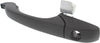 DURANGO 11-20 FRONT EXTERIOR DOOR HANDLE LH, Primed Black, w/ Keyhole, w/o Keyless Entry