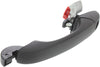DURANGO 11-20 FRONT EXTERIOR DOOR HANDLE LH, Primed Black, w/ Keyhole, w/o Keyless Entry