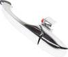 SEBRING 07-10/AVENGER 08-14/CHRYSLER 200 11-14 REAR EXTERIOR DOOR HANDLE LH, All Chrome, w/o Keyhole, Plastic