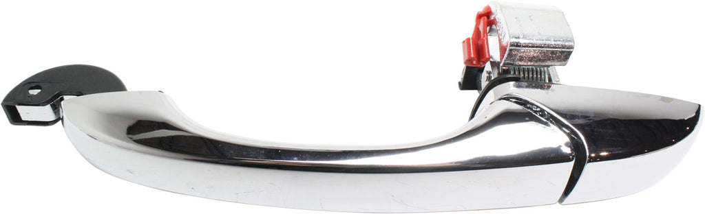 SEBRING 07-10/AVENGER 08-14/CHRYSLER 200 11-14 REAR EXTERIOR DOOR HANDLE LH, All Chrome, w/o Keyhole, Plastic