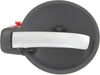 MAGNUM 05-08/CHARGER 06-10 FRONT INTERIOR DOOR HANDLE LH, Chrme Lvr/Gray Hsg., Plastic/Metal (=REAR)