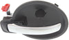 MAGNUM 05-08/CHARGER 06-10 FRONT INTERIOR DOOR HANDLE LH, Chrme Lvr/Gray Hsg., Plastic/Metal (=REAR)