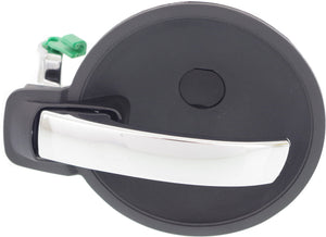 MAGNUM 05-08/CHARGER 06-10 FRONT INTERIOR DOOR HANDLE LH, Chrme Lvr/Blk Hsg., Plastic/Metal (=REAR)