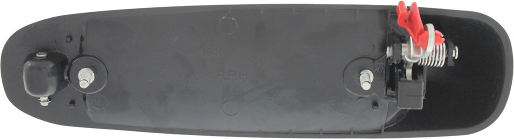 DURANGO 04-09 REAR EXTERIOR DOOR HANDLE RH, Smooth Black, Plastic