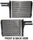 CARAVAN 01-05 HEATER CORE, Rear Unit
