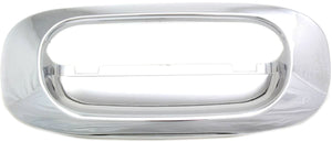 DAKOTA 97-11/RAIDER 06-09 TAILGATE HANDLE BEZEL, All Chrome, w/o Keyhole, Plastic