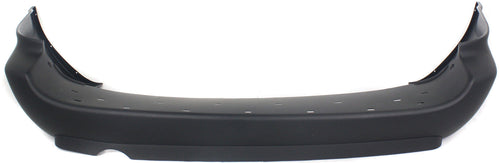 GRAND CARAVAN 05-07 REAR BUMPER COVER, Primed, w/o Rear Obj Snsr Holes, w/ Single Exh Hole and Blk Trim, w/o Chr Mldg, w/ Stow and Go Seat