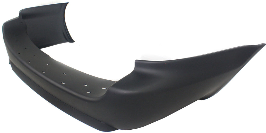 GRAND CARAVAN 05-07 REAR BUMPER COVER, Primed, w/o Rear Obj Snsr Holes, w/ Single Exh Hole and Blk Trim, w/o Chr Mldg, w/ Stow and Go Seat