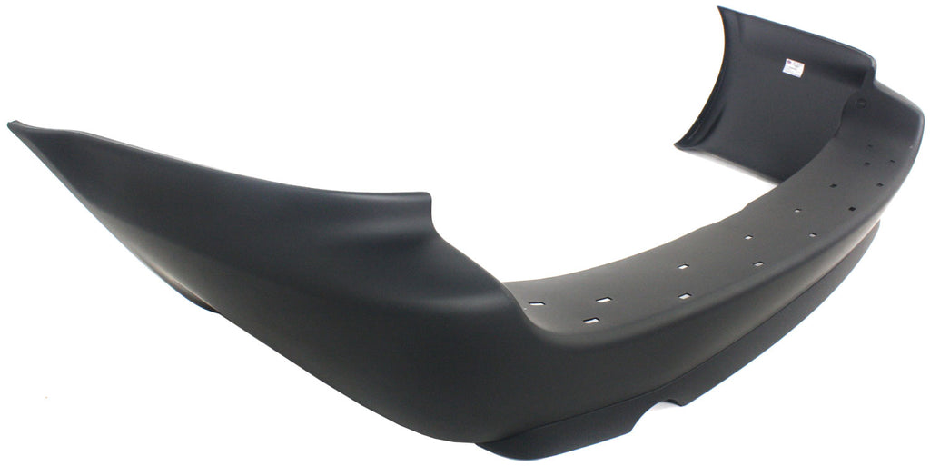 GRAND CARAVAN 05-07 REAR BUMPER COVER, Primed, w/o Rear Obj Snsr Holes, w/ Single Exh Hole and Blk Trim, w/o Chr Mldg, w/ Stow and Go Seat