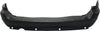 GRAND CARAVAN 05-07 REAR BUMPER COVER, Primed, w/ Rear Obj Snsr Holes, w/ Single Exh Hole and Blk Trim, w/ Chr Mldg
