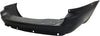 GRAND CARAVAN 05-07 REAR BUMPER COVER, Primed, w/ Rear Obj Snsr Holes, w/ Single Exh Hole and Blk Trim, w/ Chr Mldg