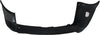 GRAND CARAVAN 05-07 REAR BUMPER COVER, Primed, w/ Rear Obj Snsr Holes, w/ Single Exh Hole and Blk Trim, w/ Chr Mldg