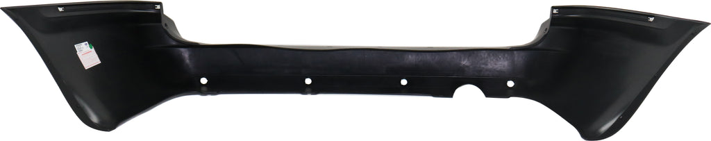 GRAND CARAVAN 05-07 REAR BUMPER COVER, Primed, w/ Rear Obj Snsr Holes, w/ Single Exh Hole and Blk Trim, w/ Chr Mldg