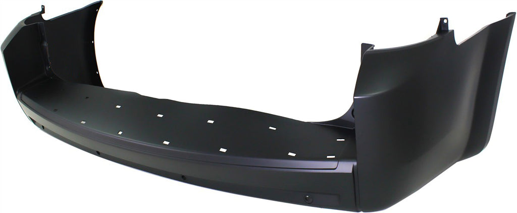 GRAND CARAVAN 08-10 REAR BUMPER COVER, Primed, w/ Molding and Parking Aid Snsr Holes - CAPA