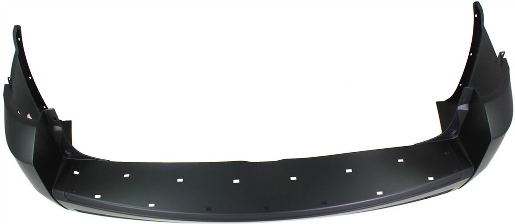 GRAND CARAVAN 08-10 REAR BUMPER COVER, Primed, w/ Molding and Parking Aid Snsr Holes - CAPA