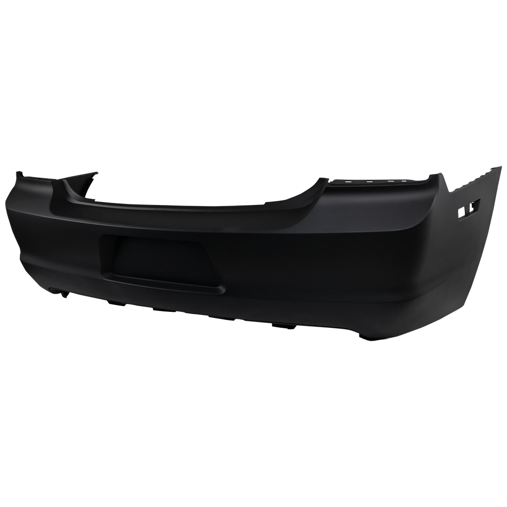 CHARGER 11-14 REAR BUMPER COVER, Primed, w/o Parking Aid Sensor Holes, (Exc. SRT8 Model)