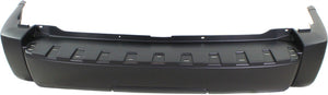 NITRO 07-11 REAR BUMPER COVER, Primed, w/o Parking Aid Snsr and Tow Hook Holes