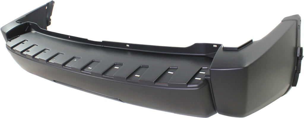 NITRO 07-11 REAR BUMPER COVER, Primed, w/o Parking Aid Snsr and Tow Hook Holes