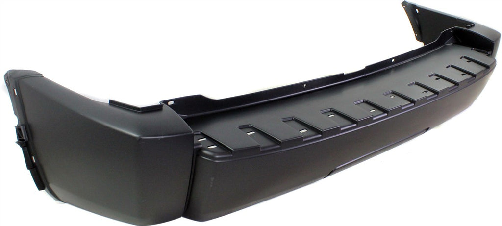 NITRO 07-11 REAR BUMPER COVER, Primed, w/o Parking Aid Snsr and Tow Hook Holes