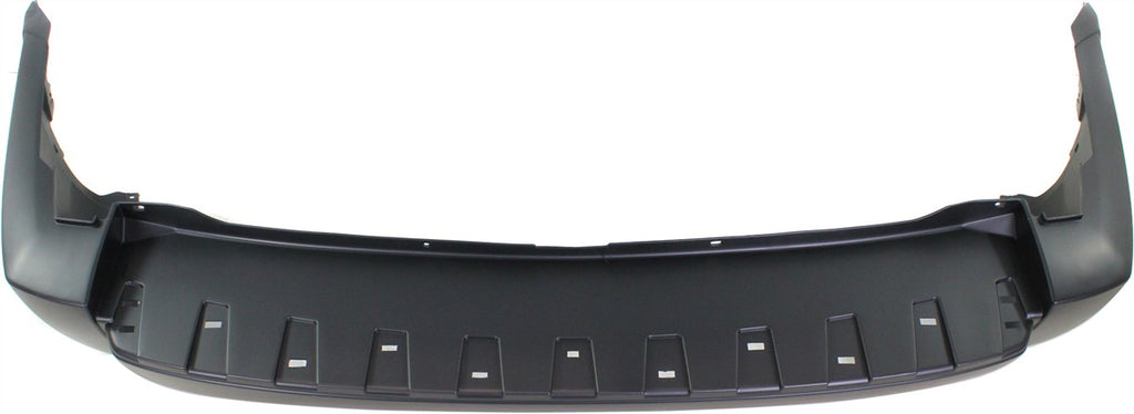 NITRO 07-11 REAR BUMPER COVER, Primed, w/o Parking Aid Snsr and Tow Hook Holes