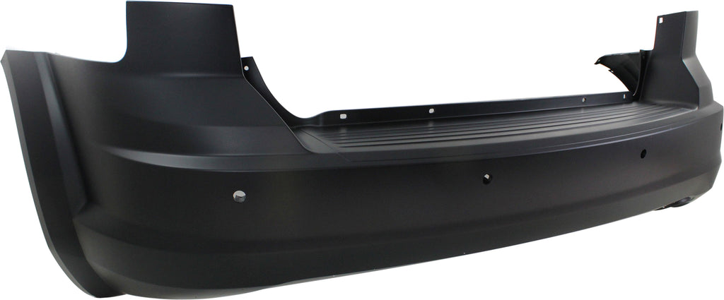 JOURNEY 11-20 REAR BUMPER COVER, Primed, w/o Fascia, w/ Parking Aid Sensor Holes, w/ Single Exhaust Hole