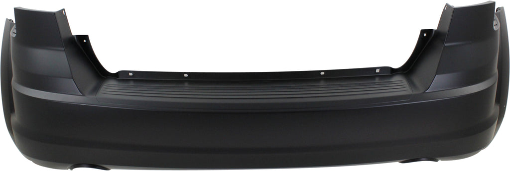 JOURNEY 09-20 REAR BUMPER COVER, Primed, w/o Fascia and Parking Aid Sensor Holes, w/ Dual Exhaust Holes