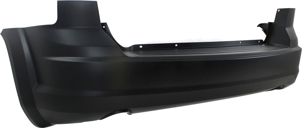 JOURNEY 09-20 REAR BUMPER COVER, Primed, w/o Fascia and Parking Aid Sensor Holes, w/ Dual Exhaust Holes