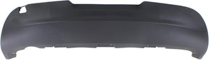 DART 13-16 REAR BUMPER COVER, Lower Fascia, Textured, w/o Chrome Molding