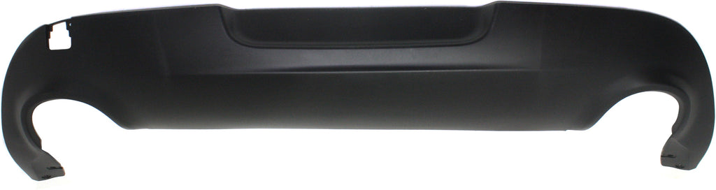 DART 13-16 REAR BUMPER COVER, Lower Fascia, Textured, w/ Chrome Molding