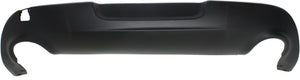 DART 13-16 REAR BUMPER COVER, Lower Fascia, Textured, w/ Chrome Molding