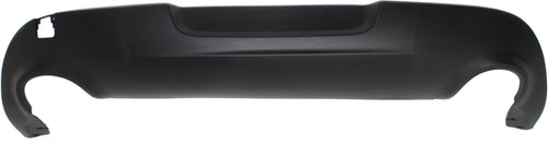 DART 13-16 REAR BUMPER COVER, Lower Fascia, Textured, w/ Chrome Molding