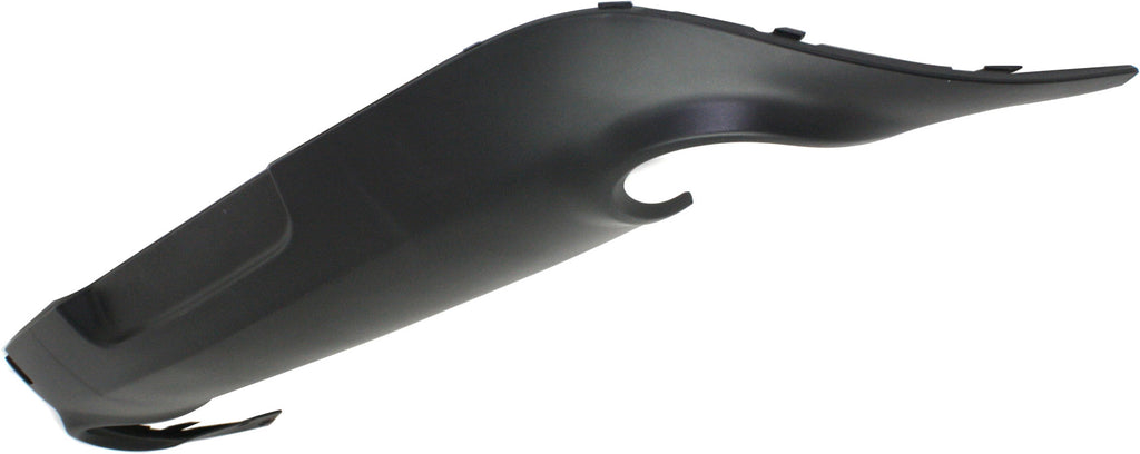 DART 13-16 REAR BUMPER COVER, Lower Fascia, Textured, w/ Chrome Molding