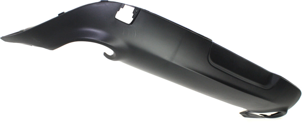 DART 13-16 REAR BUMPER COVER, Lower Fascia, Textured, w/ Chrome Molding