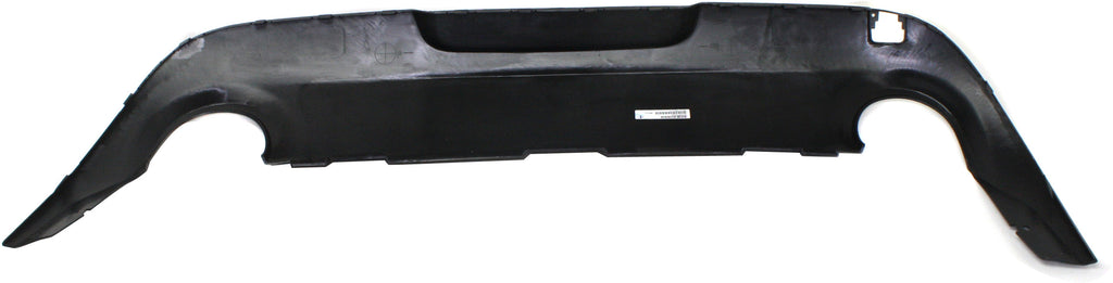 DART 13-16 REAR BUMPER COVER, Lower Fascia, Textured, w/ Chrome Molding