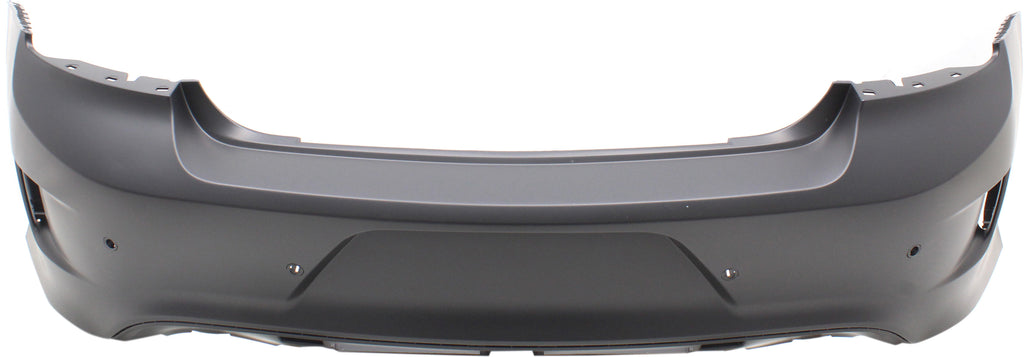 CHARGER 15-20 REAR BUMPER COVER, Primed, Daytona/R/T 392/R/T Scat Pack/SRT Models, w/ Park Assist Sensor Holes, w/o Wide Body Option