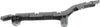 JOURNEY 09-13 REAR BUMPER BRACKET LH, Side Cover Bracket, Plastic, (11-13 w/ or w/o Fascia)