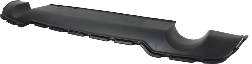 AVENGER 11-14 REAR LOWER VALANCE, Lower Bumper Cover, Textured, w/ Dual Exhaust Holes