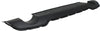 AVENGER 11-14 REAR LOWER VALANCE, Lower Bumper Cover, Textured, w/ Dual Exhaust Holes