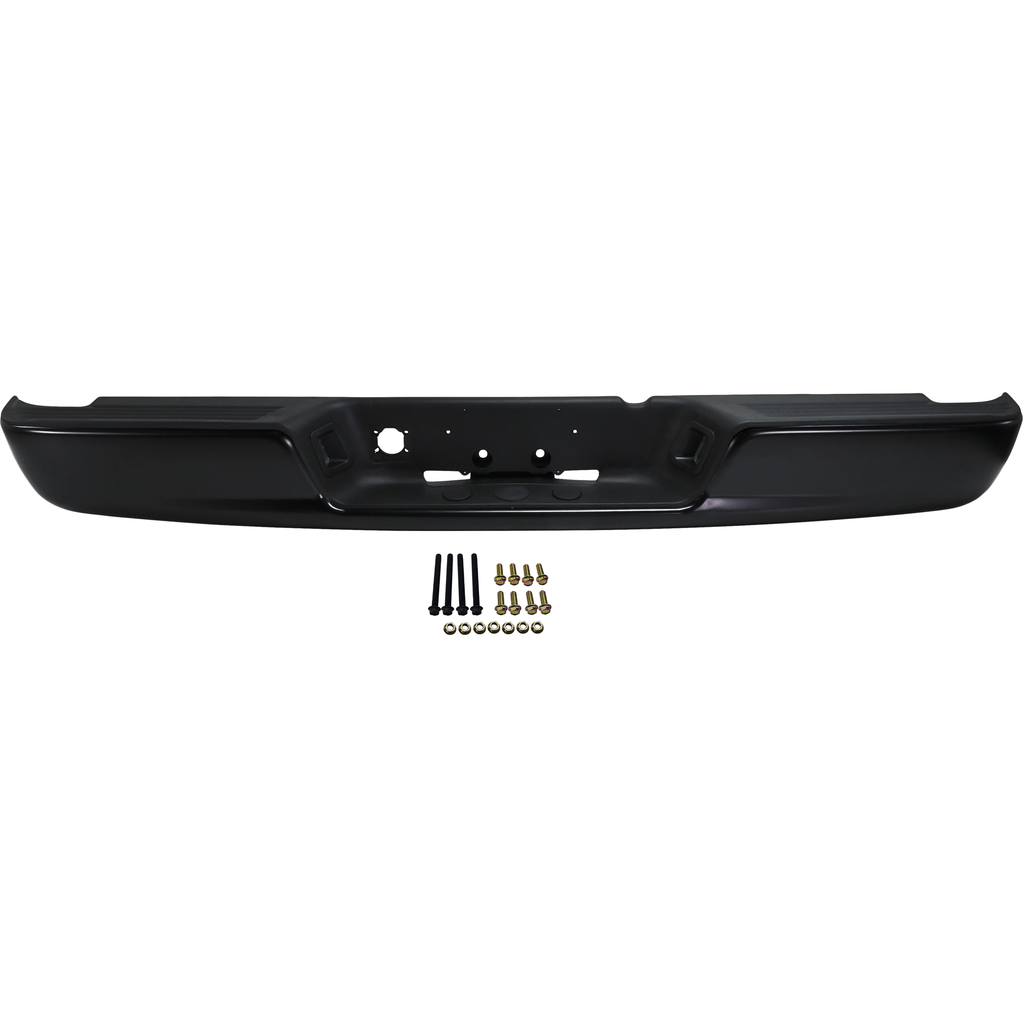 RAM 1500 P/U 02-08 / 2500/3500 03-09 STEP BUMPER, FACE BAR AND PAD, w/ Pad Provision, w/o Mounting Bracket, Painted Black, All Cab Types