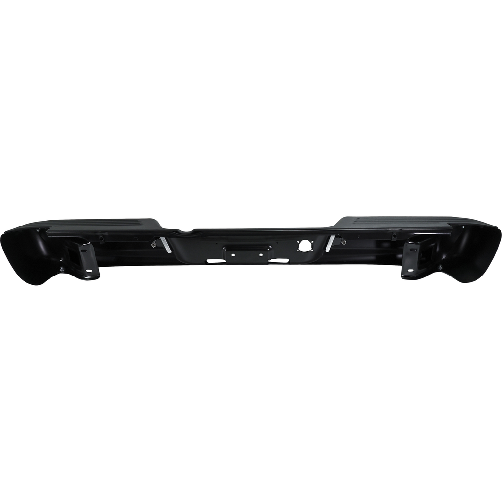 RAM 1500 P/U 02-08 / 2500/3500 03-09 STEP BUMPER, FACE BAR AND PAD, w/ Pad Provision, w/o Mounting Bracket, Painted Black, All Cab Types