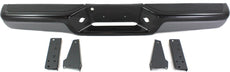 DAKOTA 97-04 STEP BUMPER, FACE BAR AND PAD, w/ Pad Provision, w/ Mounting Bracket, Powdercoated Black w/ Gray Face Cover