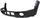TAURUS X 08-09 FRONT BUMPER COVER, Lower, Primed - CAPA