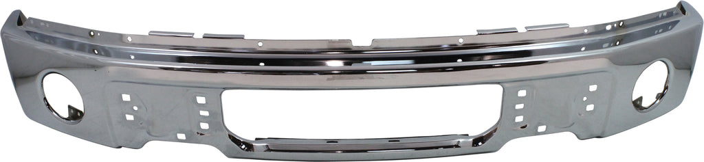 F-150 09-14 FRONT BUMPER, Face Bar, Chrome, w/ Fog Light Holes, (Exc.Lariat Ltd/Ltd/Harley-D/SVT Models)