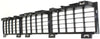FLEX 09-12 FRONT BUMPER GRILLE, Textured Gray