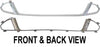FUSION 10-10 FRONT BUMPER GRILLE MOLDING, Chrome, Sport Model