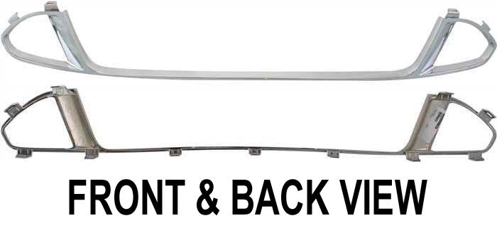 FUSION 10-10 FRONT BUMPER GRILLE MOLDING, Chrome, Sport Model