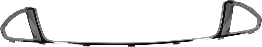 FUSION 11-12 FRONT BUMPER GRILLE MOLDING, Chrome/Black, Sport Model - CAPA