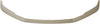 F-SERIES SUPER DUTY 08-10 FRONT BUMPER MOLDING, Textured Gray, King Ranch Model - CAPA