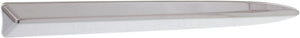FIAT 500 12-19 FRONT BUMPER MOLDING RH, Chrome, 1957 Edition/Easy/Lounge/Pop/Sport Models, Hatchback